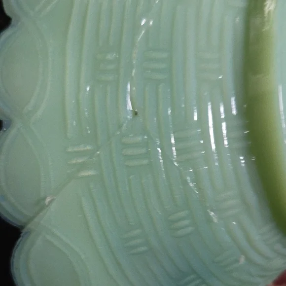 Mint Green Hen on Nest Dish Jadeit - Picture 6 of 15